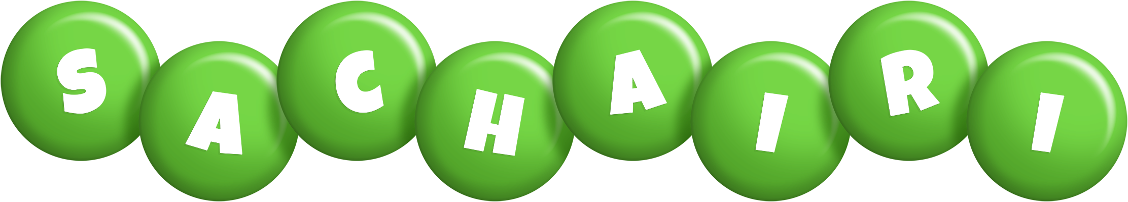 Sachairi candy-green logo
