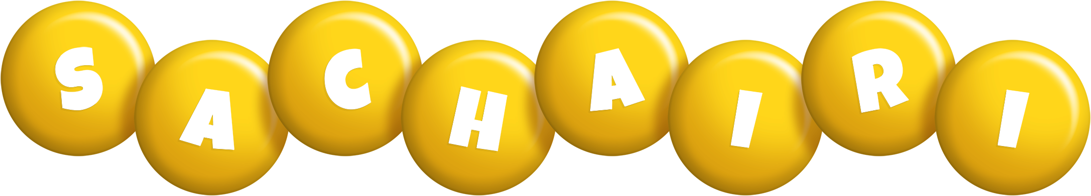 Sachairi candy-yellow logo