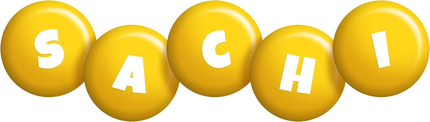 Sachi candy-yellow logo