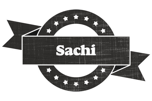 Sachi grunge logo