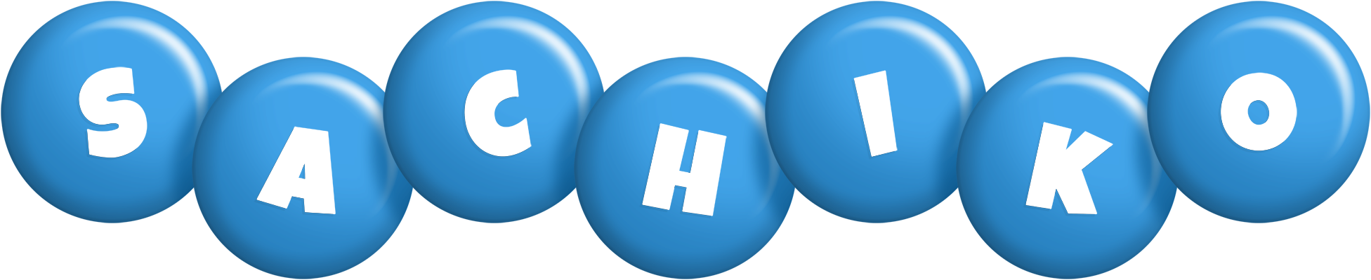 Sachiko candy-blue logo