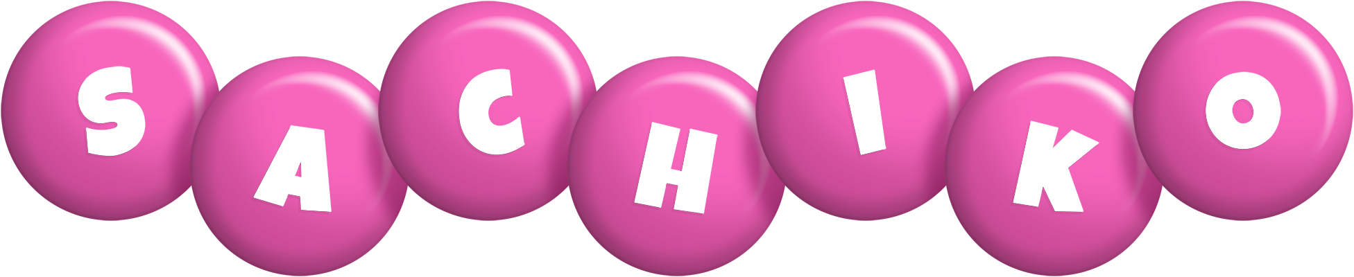Sachiko candy-pink logo