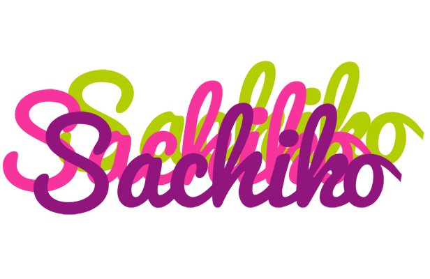 Sachiko flowers logo