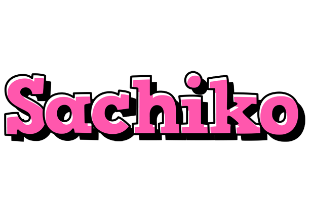 Sachiko girlish logo