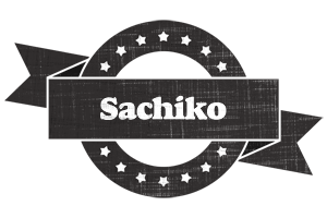 Sachiko grunge logo