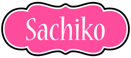 Sachiko invitation logo