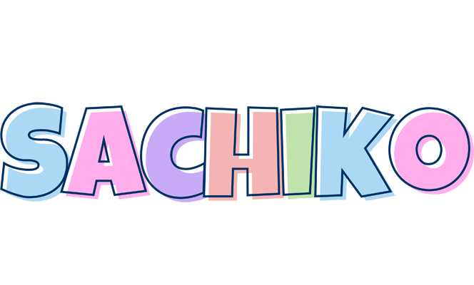 Sachiko pastel logo