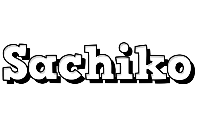 Sachiko snowing logo
