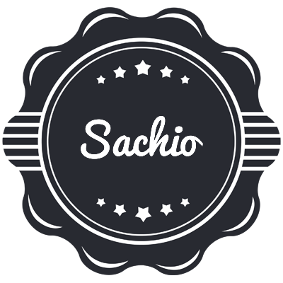 Sachio badge logo