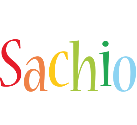 Sachio birthday logo