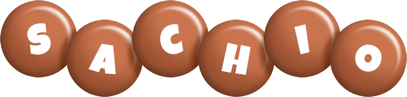 Sachio candy-brown logo