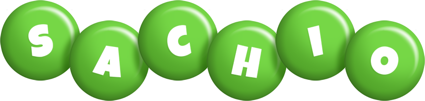 Sachio candy-green logo