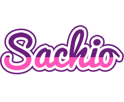 Sachio cheerful logo