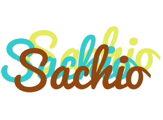 Sachio cupcake logo