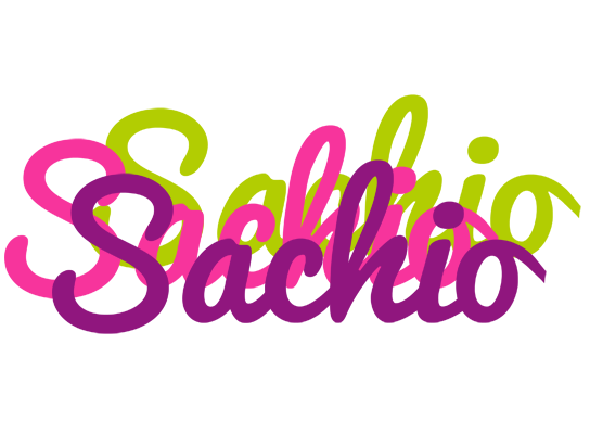 Sachio flowers logo