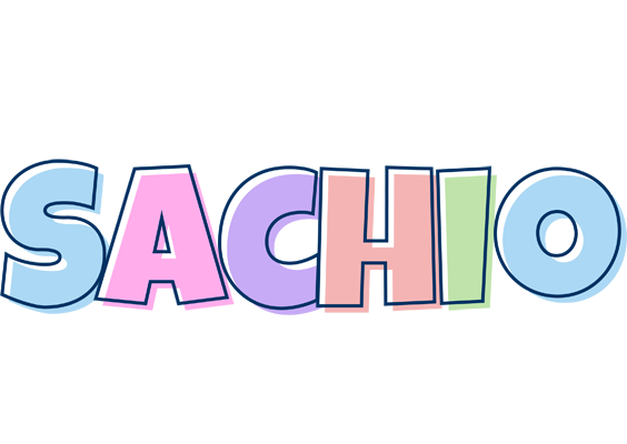 Sachio pastel logo