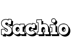 Sachio snowing logo