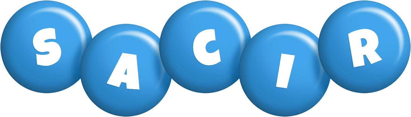 Sacir candy-blue logo
