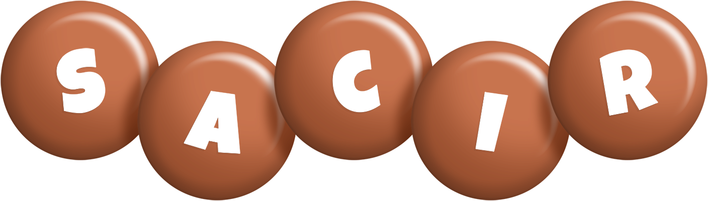 Sacir candy-brown logo