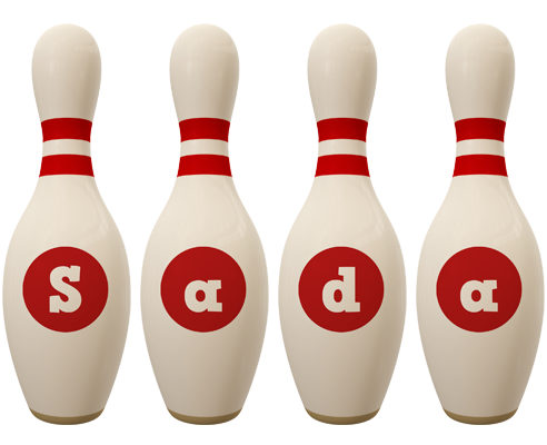 Sada bowling-pin logo