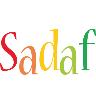 Sadaf birthday logo