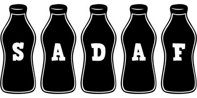 Sadaf bottle logo
