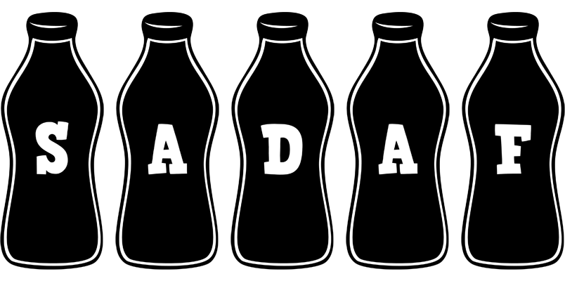 Sadaf bottle logo