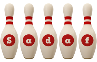 Sadaf bowling-pin logo