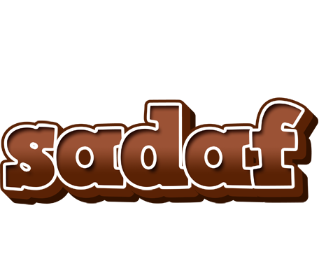 Sadaf brownie logo