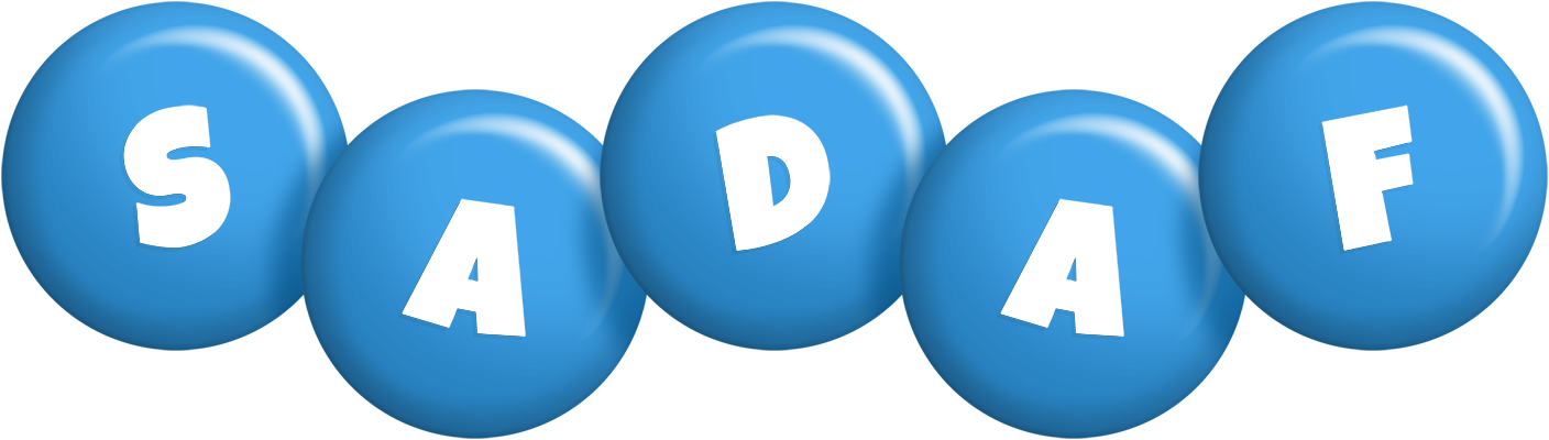 Sadaf candy-blue logo
