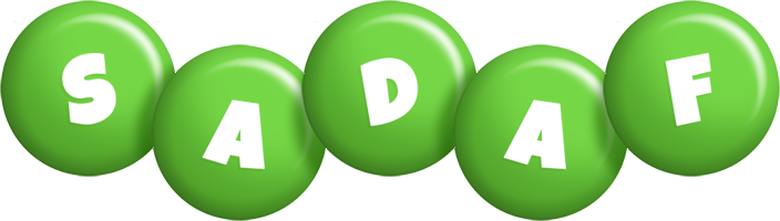 Sadaf candy-green logo