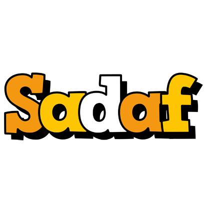 Sadaf cartoon logo
