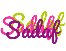 Sadaf flowers logo