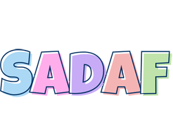 Sadaf pastel logo