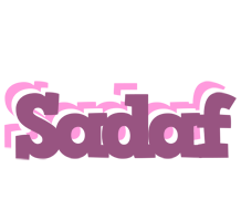 Sadaf relaxing logo