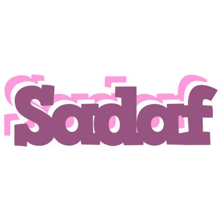 Sadaf relaxing logo
