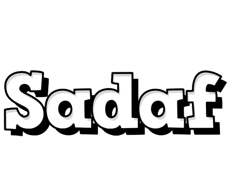 Sadaf snowing logo
