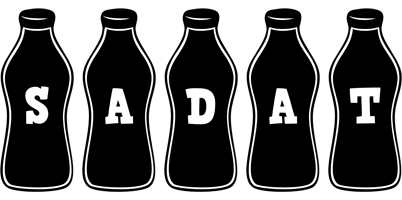 Sadat bottle logo