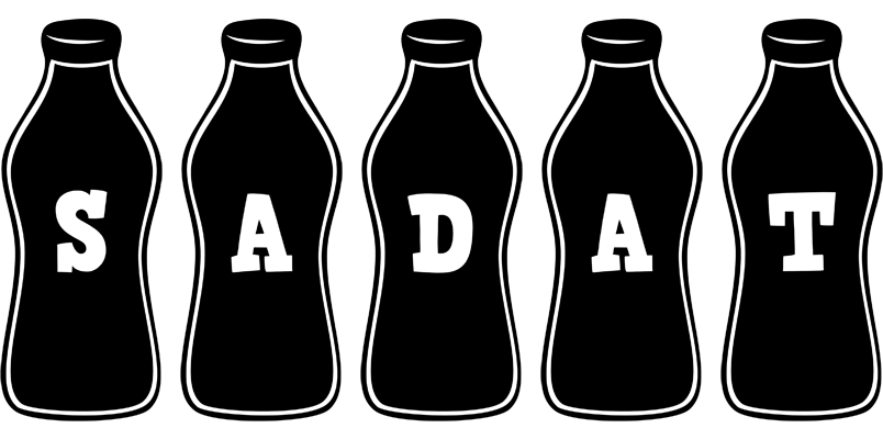 Sadat bottle logo