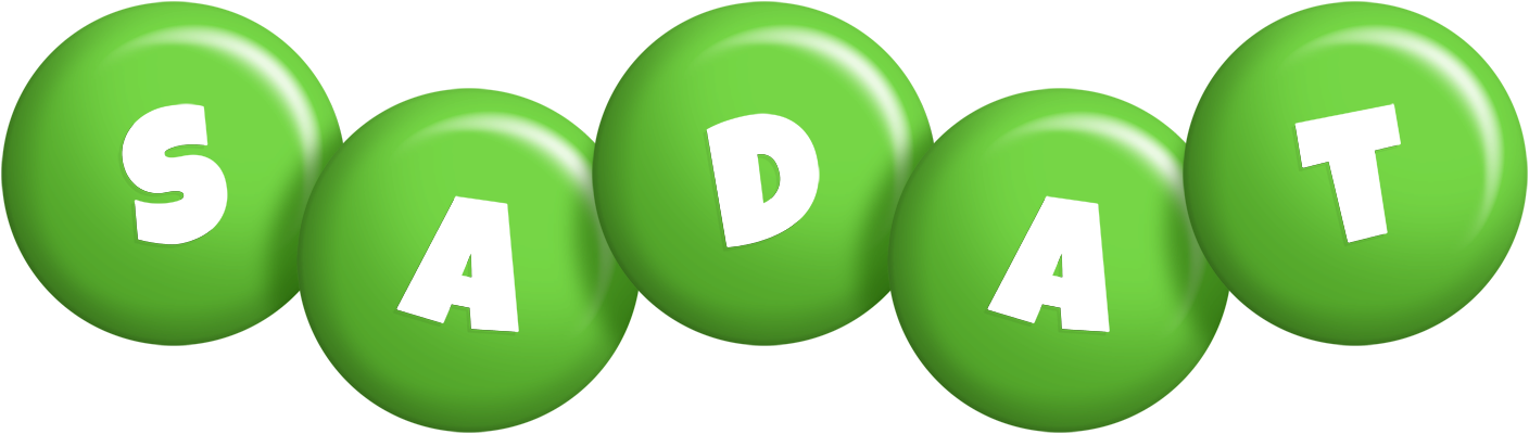 Sadat candy-green logo