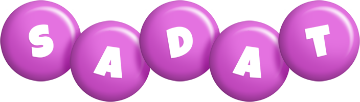 Sadat candy-purple logo