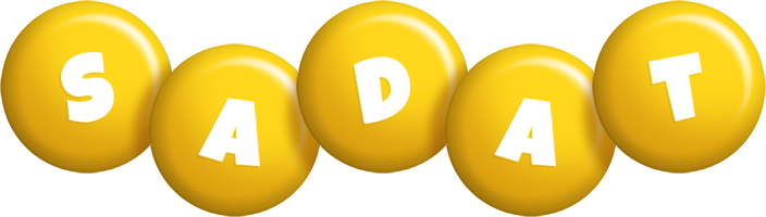 Sadat candy-yellow logo