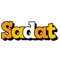Sadat cartoon logo