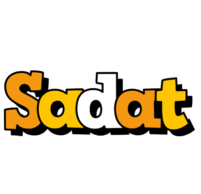 Sadat cartoon logo
