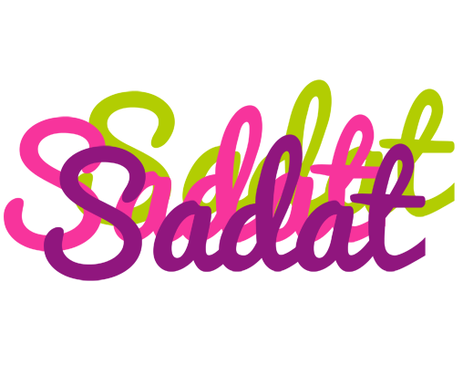 Sadat flowers logo