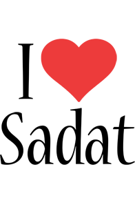 Sadat i-love logo