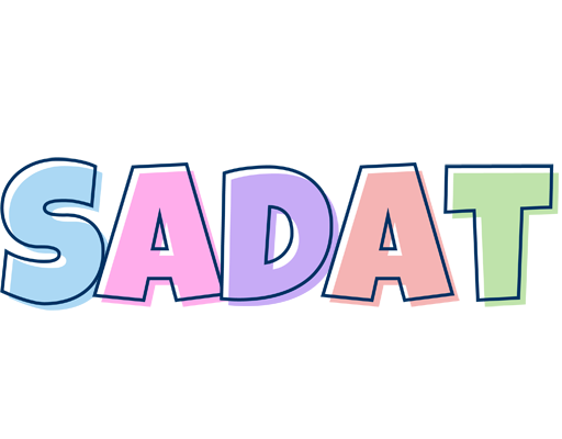 Sadat pastel logo