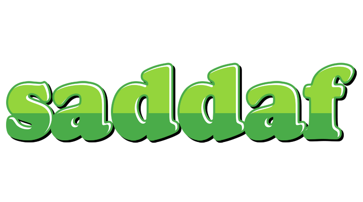 Saddaf apple logo
