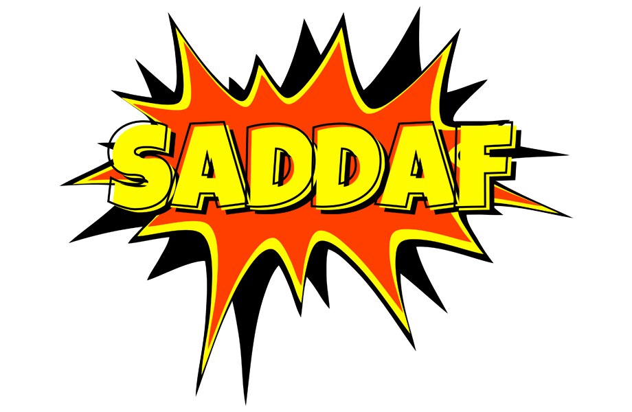 Saddaf bazinga logo