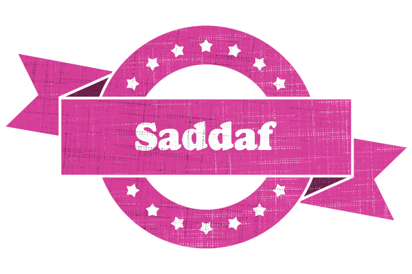 Saddaf beauty logo